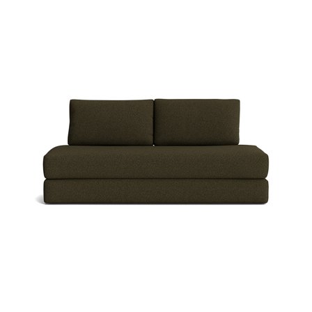 Fold 3 personers sovesofa - Bouclé Grøn - 202,5x81x88 - Sofa, sovesofa