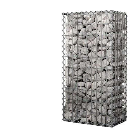 Rootz Gabions Cage - Metalvæg - Stålkurv - Høj korrosionsbestandig - 100 x 50 x 50 cm