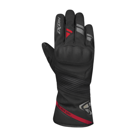 MC-Hansker IXON Pro Midgard Svart/Rød S