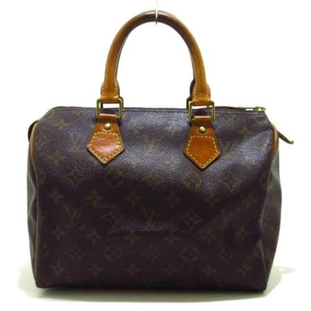 Louis Vuitton Vintage, Pre-owned Speedy 25 Monogram Handbag Bruin, Dames, Maat:ONE Size