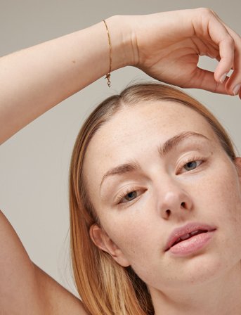 Enamel Copenhagen Bracelet, Box Chain 0,8 Mm - Gold - ONE SIZE