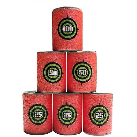 6 Målskiver for Nerf-våpen Rød
