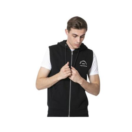 Karl Lagerfeld Sleeveless hoodie Sort, Herre