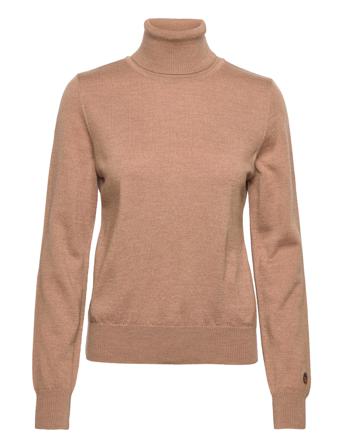 Alice Rollerneck Sweater Turtleneck Rullekravetrøje Brun BUSNEL