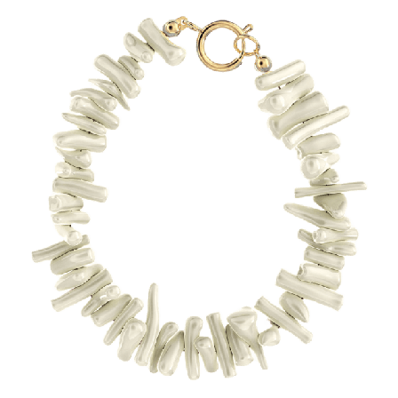 Edblad Riviera Bracelet Offwhite Gold Smycken & klockor Dam Guld SMALL