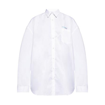Raf Simons Oversize shirt Hvid, Dame Bluser
