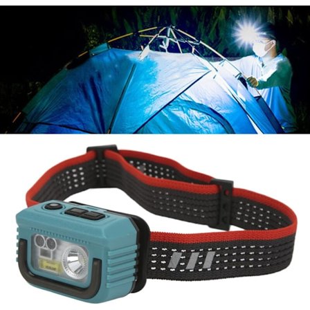 IPX6 Vanntett XPG LED Hodelykt Oppladbar Bevegelsessensor Hodelykt for Utendørs Camping, DUBUNS