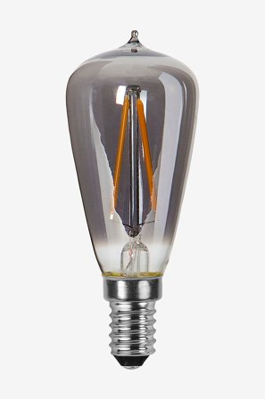 Star Trading - E14 ST38 30lm Smoke 7-pv. - Läpinäkyvä - Valonlähteet & lamput - - Homeroom