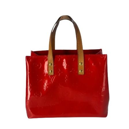 Louis Vuitton Vintage Pre-owned Leather louis-vuitton-Tass , Rood , Dames , Maat: ONE Size Vintage Tassen
