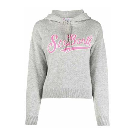 MC2 Saint Barth, Hoodies Grijs, Dames, Maat:L