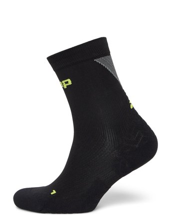 CEP Core Run Ultralight Socks, Mid Cut, 4.0 - Black - IV