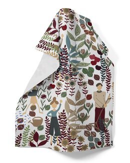 Viskestykke Have Beige