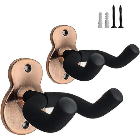 Guitarvægmontering, Metal Guitarophæng - 2 pakker, Guitarbeslag med beskyttelse