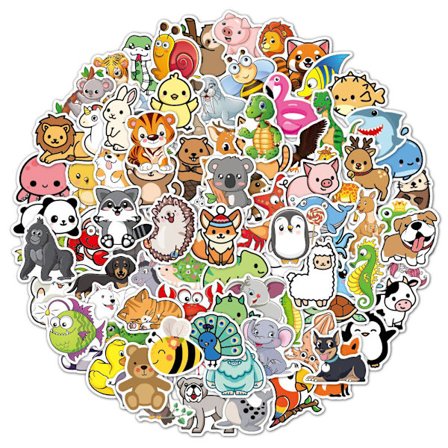 Klistermärken Pack 100st Laptop Klistermärken Bomb Vattentäta Vinyl Klistermärken