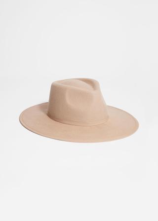 & Other Stories - Filzhut - Beige - Damen - Größe M/L