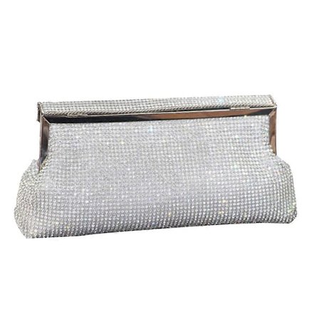 Strass Crossbody Väska Kristall Handväska Kvällsbal Cocktail Clutch