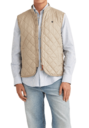 Morris Teddy Quilted Vest Västar Herr Grön L