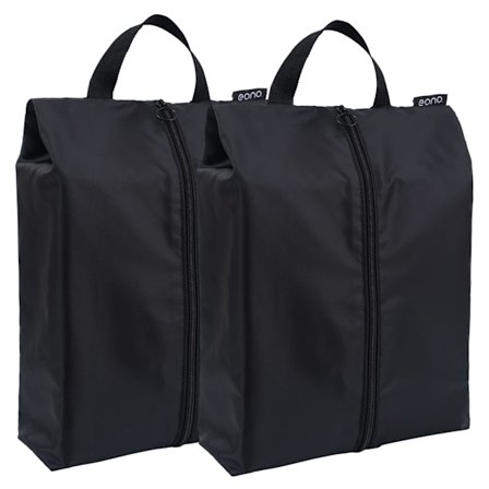 Skobag for reiseskoffert, skobag, skobag, ferieskobag - sett med 2 (1 standardstørrelse + 1 X-stor størrelse)