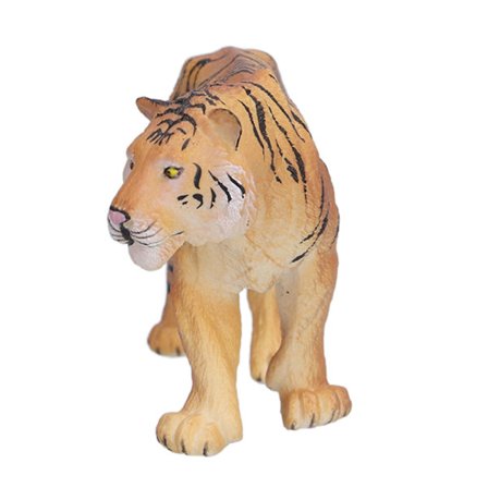 Animal Tiger Modell Slagtålig PVC Tiger Figurin för Sovrum Skola Utbildning Tigrinna