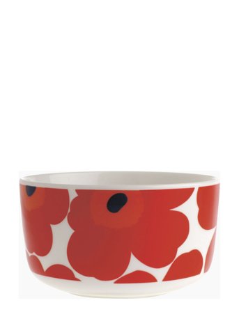 Unikko Bowl Red Marimekko Home