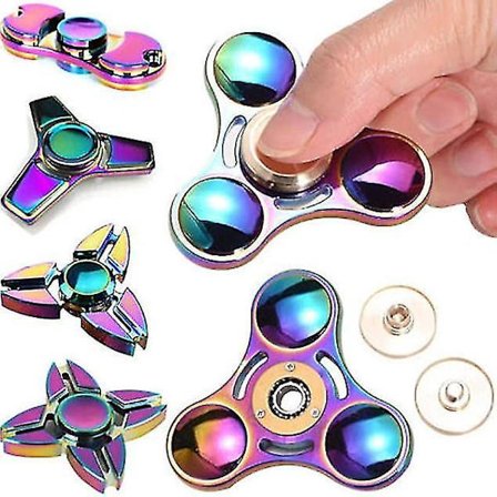 D Zink Legering Metal Leje Edc Finger Spinner Fidget H Lindrer Stress