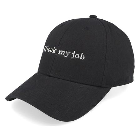 Iconic - Svart adjustable Caps - Ai Took My Job Black Adjustable @ Hatstore
