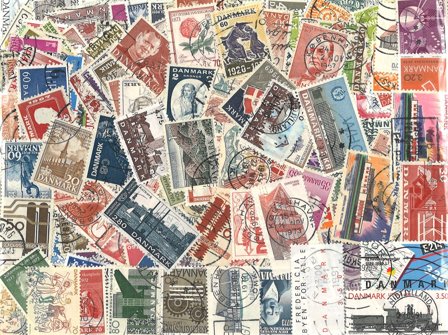 Danmark - 500 forskellige - Stemplet