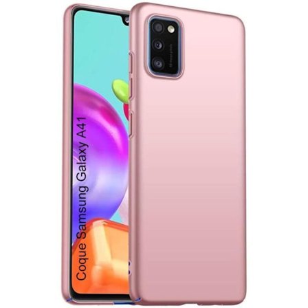 Fodral för Samsung A41 (6.1") Bekvämt Anti-repa enkel färg Rosa