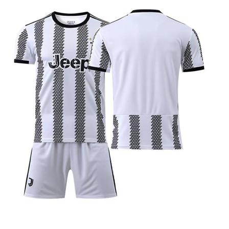 22-23 Juventus Hemmafotbollströja Kostym Barn Vuxentröja S
