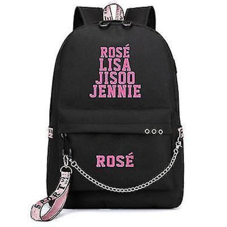 Blackpink Park Caiying Lisa Same Backpack Student Schoolbag Backpack Korean Version Usb Charging Bag Customization