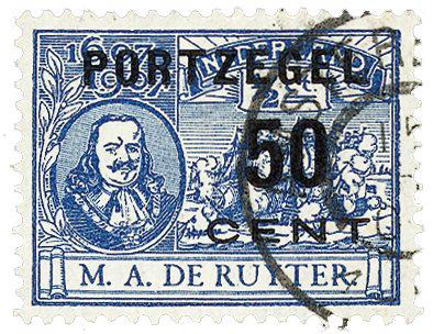 Holland 1907 - Portomærker NVPH P42 - Stemplet