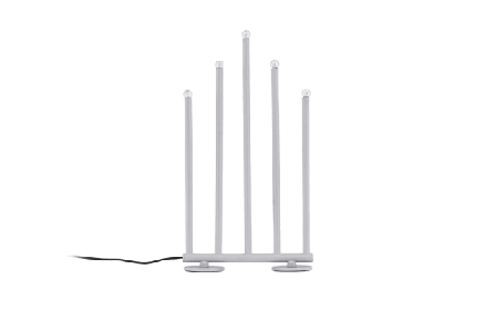 Venture Home Björnfjället Ljusstake Julbelysning Unisex Silver 40 cm