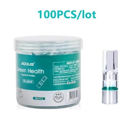 100 stk Nye Engangs Cigaretfiltre Mundstykke Opgiven Cigaretfilter Tips Tobak Tjærefiltrering Rengøringsholder Mænd Gave