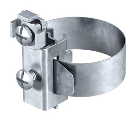 Obo Bettermann 5057523 Rørklemme 17,2-114 mm, rustfritt stål, Jording & lynavledere