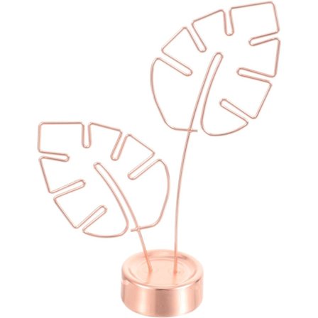 1 stk. Bordkort Klips Holder, Skildpadde Blad Form Foto Display Stand, Foto Display Standere til Bord, Kort Foto Klips Holder Bordstand til Memo Papir