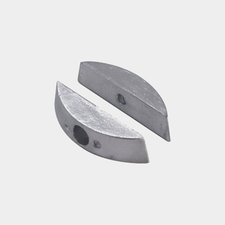 Zinc anode Tecnoseal 750146, for propeller, fits Volvo Penta S110 & S120, 2-blade