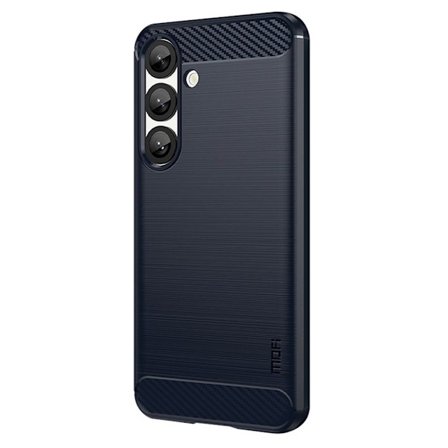 MOFI Samsung Galaxy S25 Carbon Fiber Case - Blue
