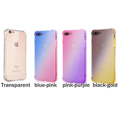 Iphone 7 - Professionellt Skyddande Silikonskal (floveme) Rosa/lila