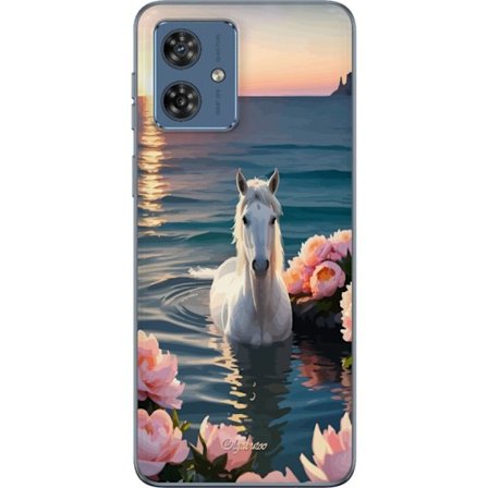 Yhteensopiva Puhelinkuori Motorola Moto G54 Uiva hevonen
