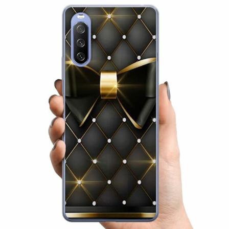 Sony Xperia 10 Iii Tpu Mobilskal Gyllene Rosett