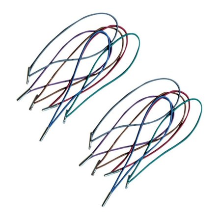 12 stk. Elastisk stropp for bærbar PC Lukkingstape