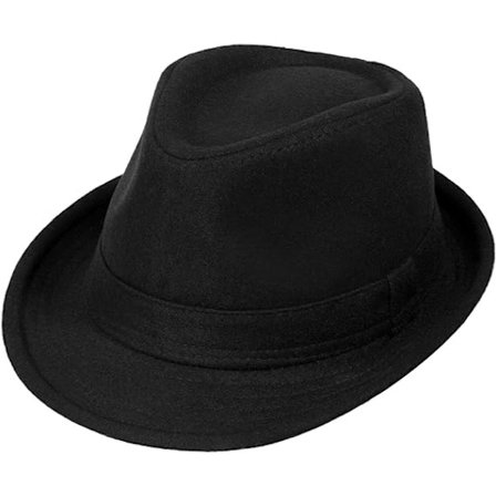 1 stk. Unisex tidløs klassisk Manhattan Fedora Hat