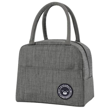 Frokostpose Isoleret Taske, Lille Sammenklappelig Køletaske til Arbejde Skole