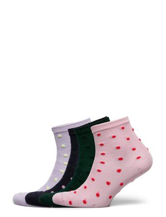 Pcansoa Glitter Socks Box 4-Pack D2D Lingerie Socks Regular Socks Blå Pieces