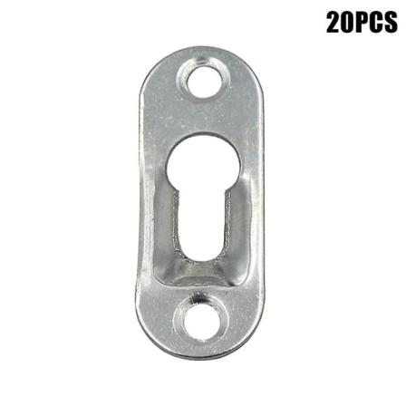 20 St/ Set Nyckelhålshängare Järn Hängplatta Hårdvara