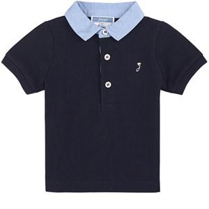 Jacadi Navy Oxford Polo Shirt 18 Months - Tops - 18 months - Navy - Junge
