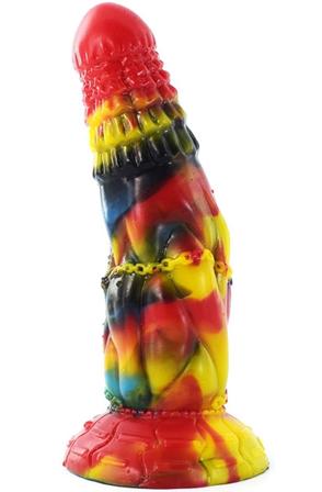 Dildo Fheniks Multicolour 21 cm Dragon dildo - Blushme.se