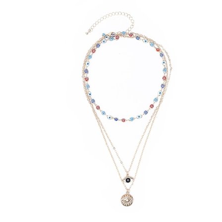 Guldhalsband med Hänge - Unika Lager-på-lager Smycken för Fester och Utsökta Gåvor