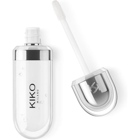 Blød og fyldig 3D Lip Gloss | Flydende formel med applikator for en glat, blank finish og behagelig påføring.