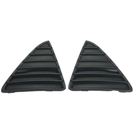 2 st bil vänster höger trippel hörn galler grill stötfångare grill lock list för Focus 2012-2014